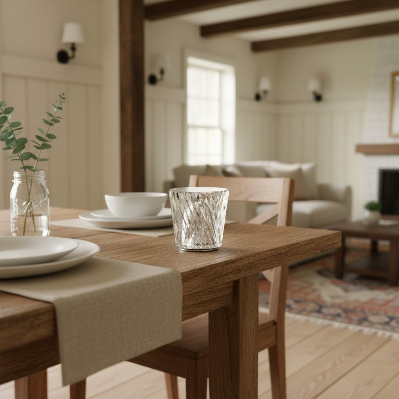 Faelith Modern Crystal Glass Faceted Table Lamp