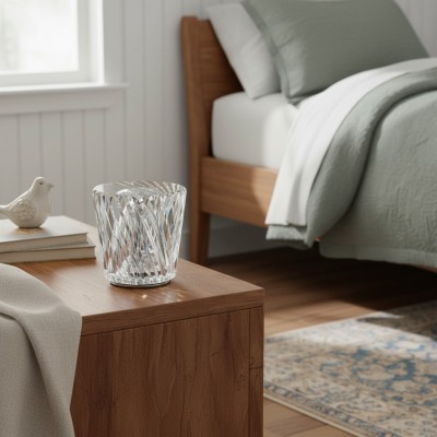 Faelith Modern Crystal Glass Faceted Table Lamp