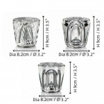 Faelith Modern Crystal Glass Faceted Table Lamp