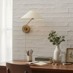 Ulyxor Ash Wood Base Ivory Paper Shade Wall Sconce
