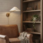 Ulyxor Ash Wood Base Ivory Paper Shade Wall Sconce