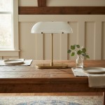 Lunaris Vintage Milk Glass Boat Table Lamp