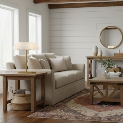 Lunaris Vintage Milk Glass Boat Table Lamp