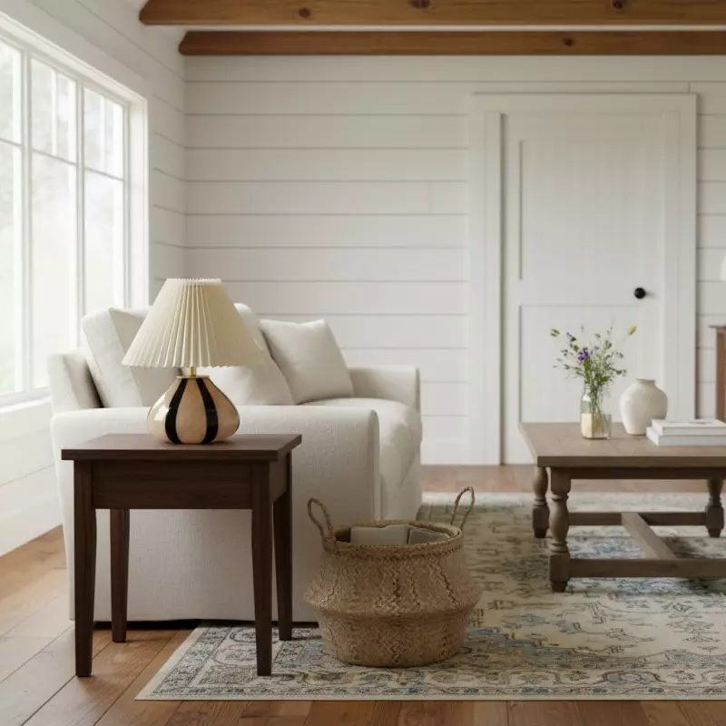 Solivian Vintage Pleated Cavolo Glass Table Lamp