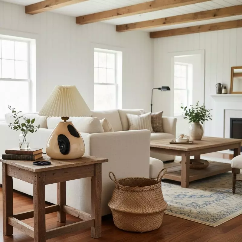 Solivian Vintage Pleated Cavolo Glass Table Lamp