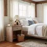 Solivian Vintage Pleated Cavolo Glass Table Lamp