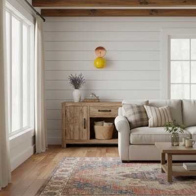 Vespera Vintage Brass Round Wall Sconce