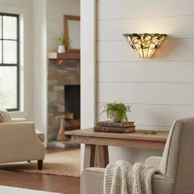 Aelorin Tiffany Stained Glass Wall Sconce