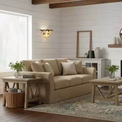 Aelorin Tiffany Stained Glass Wall Sconce