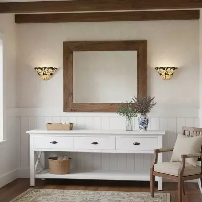 Aelorin Tiffany Stained Glass Wall Sconce