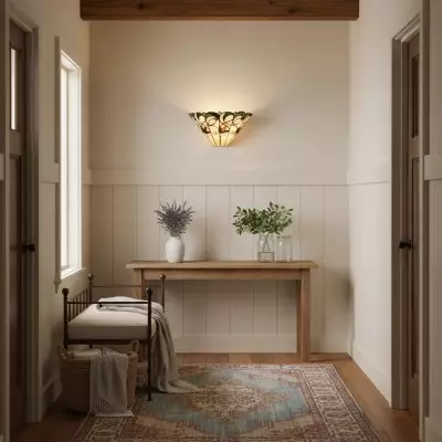 Aelorin Tiffany Stained Glass Wall Sconce