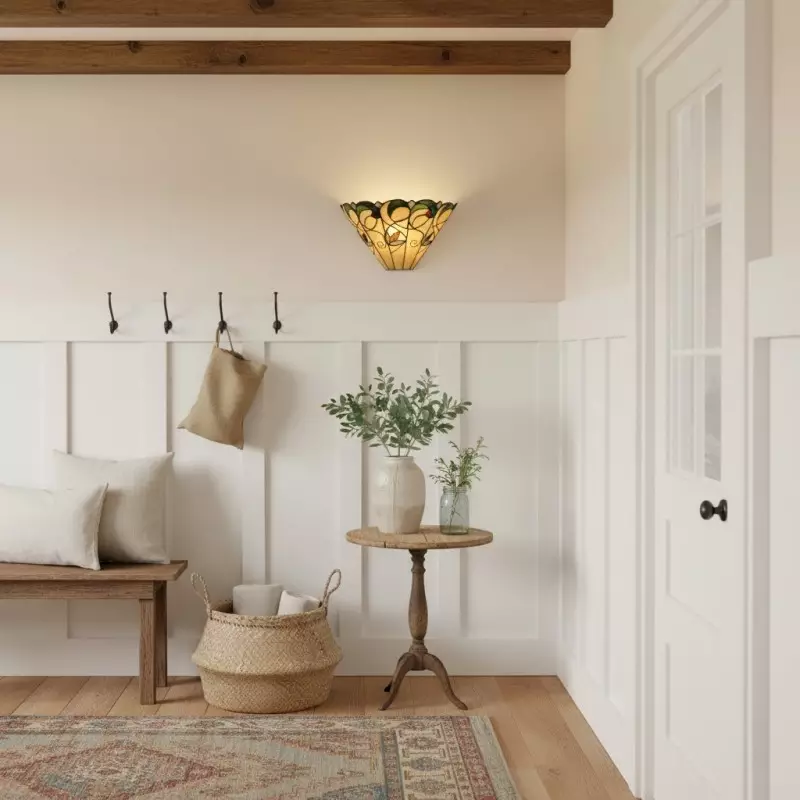 Aelorin Tiffany Stained Glass Wall Sconce