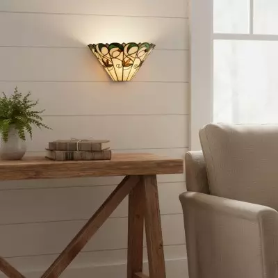 Aelorin Tiffany Stained Glass Wall Sconce