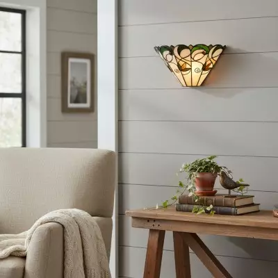 Aelorin Tiffany Stained Glass Wall Sconce