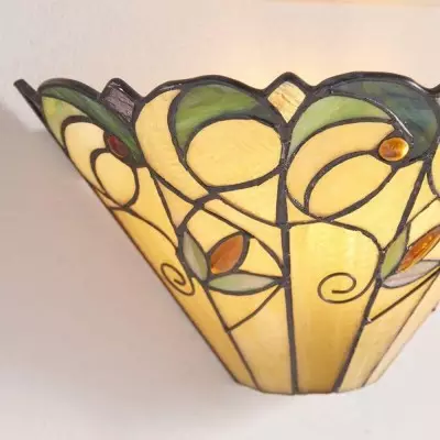 Aelorin Tiffany Stained Glass Wall Sconce