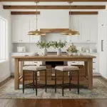 Leila Retro Round Saucer Style Shade Metal Pendant Light