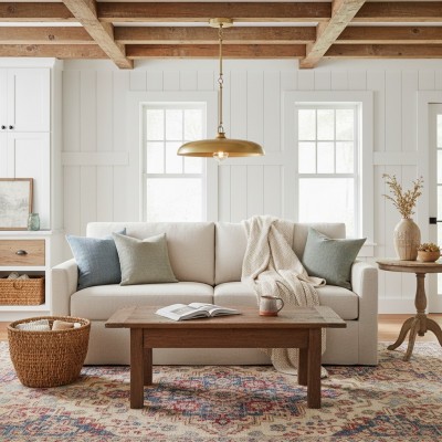 Leila Retro Round Saucer Style Shade Metal Pendant Light