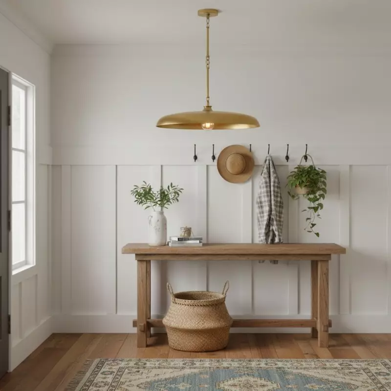 Leila Retro Round Saucer Style Shade Metal Pendant Light