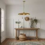 Leila Retro Round Saucer Style Shade Metal Pendant Light