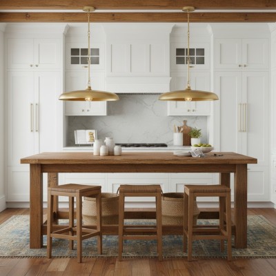 Leila Retro Round Saucer Style Shade Metal Pendant Light