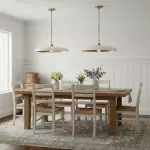 Leila Retro Round Saucer Style Shade Metal Pendant Light