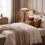 Zephira Tiffany White Glass Table Lamp