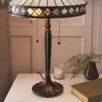 Zephira Tiffany White Glass Table Lamp