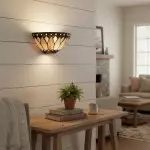 Cygnus Tiffany Stained Glass Wall Light