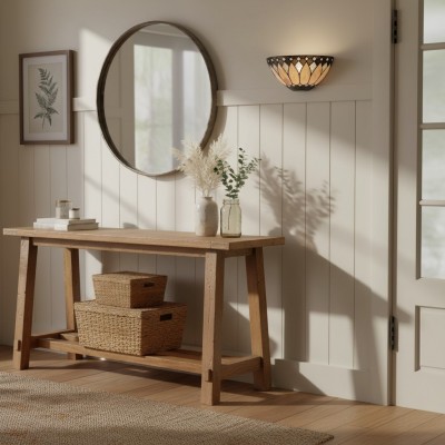 Cygnus Tiffany Stained Glass Wall Light