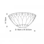 Cygnus Tiffany Stained Glass Wall Light