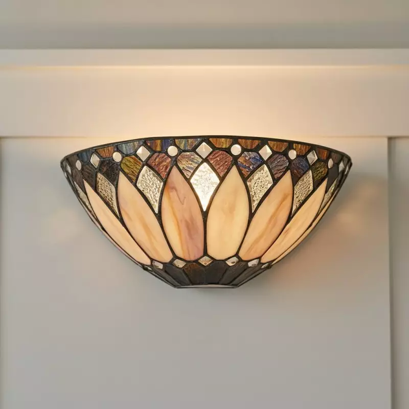 Cygnus Tiffany Stained Glass Wall Light
