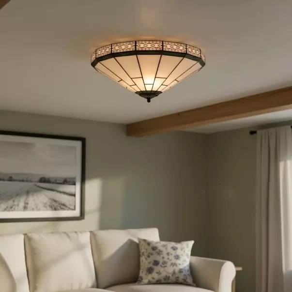 Avelune Tiffany Glass Ceiling Light