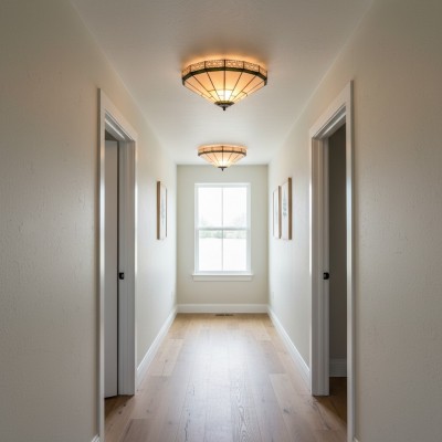 Avelune Tiffany Glass Ceiling Light