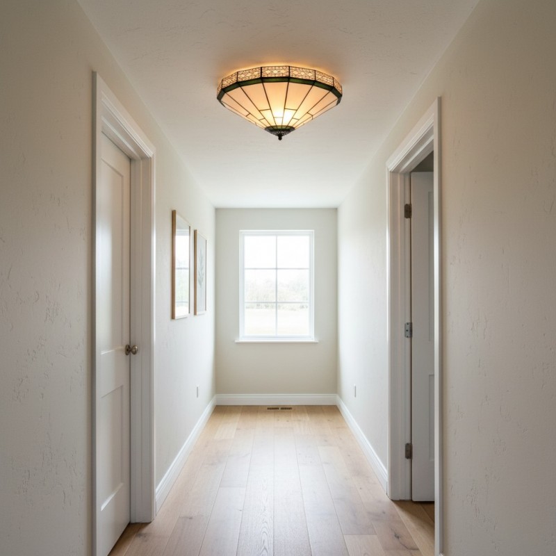 Avelune Tiffany Glass Ceiling Light
