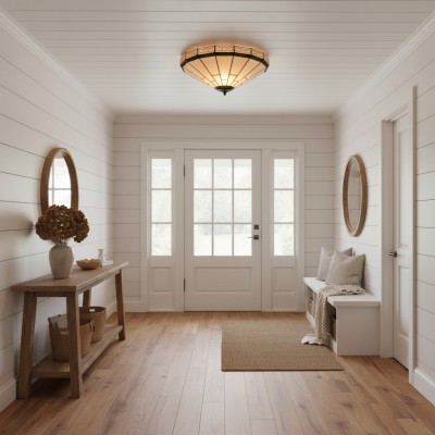 Avelune Tiffany Glass Ceiling Light