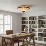 Avelune Tiffany Glass Ceiling Light