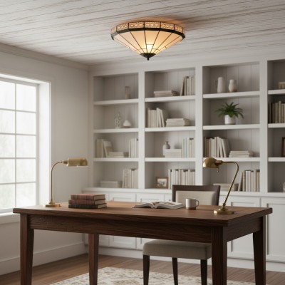 Avelune Tiffany Glass Ceiling Light