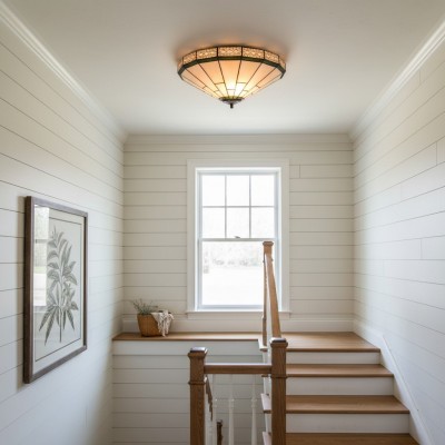 Avelune Tiffany Glass Ceiling Light