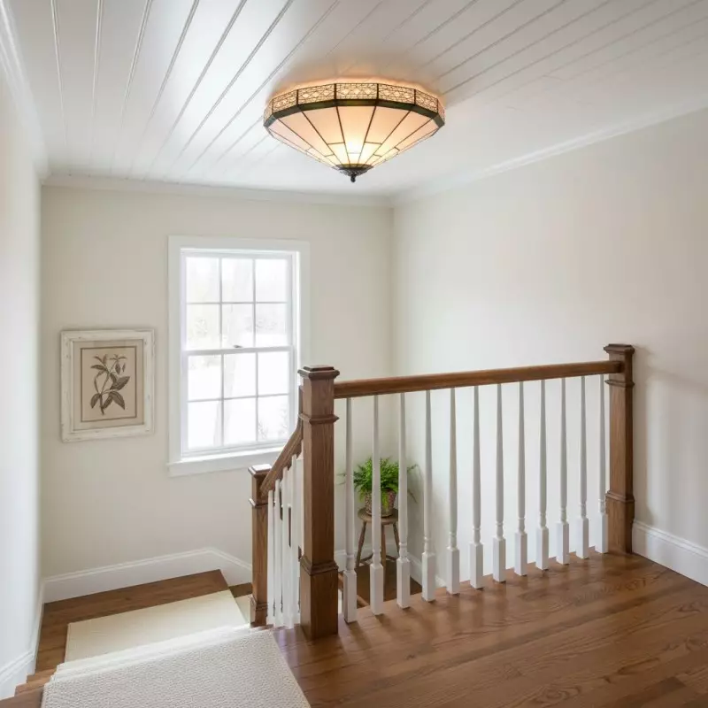 Avelune Tiffany Glass Ceiling Light