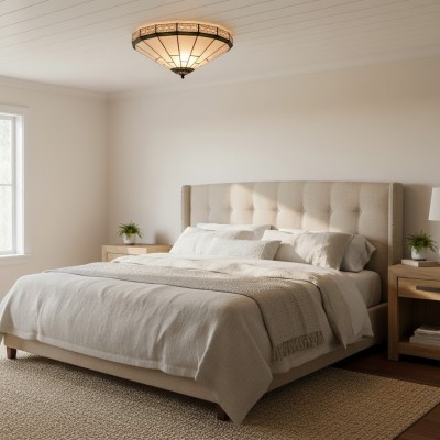 Avelune Tiffany Glass Ceiling Light