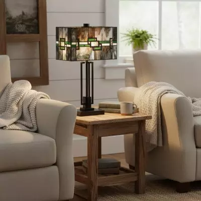 Thalorin Tiffany Stained Glass Table Lamp