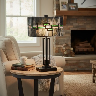 Thalorin Tiffany Stained Glass Table Lamp