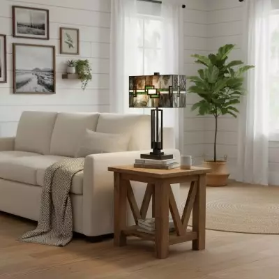 Thalorin Tiffany Stained Glass Table Lamp