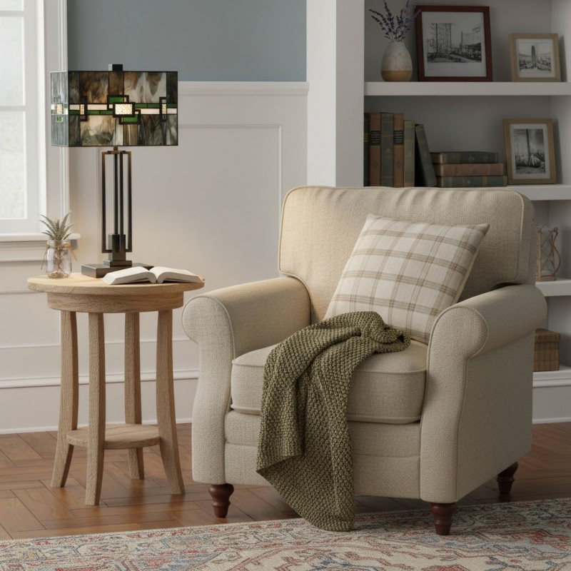 Thalorin Tiffany Stained Glass Table Lamp