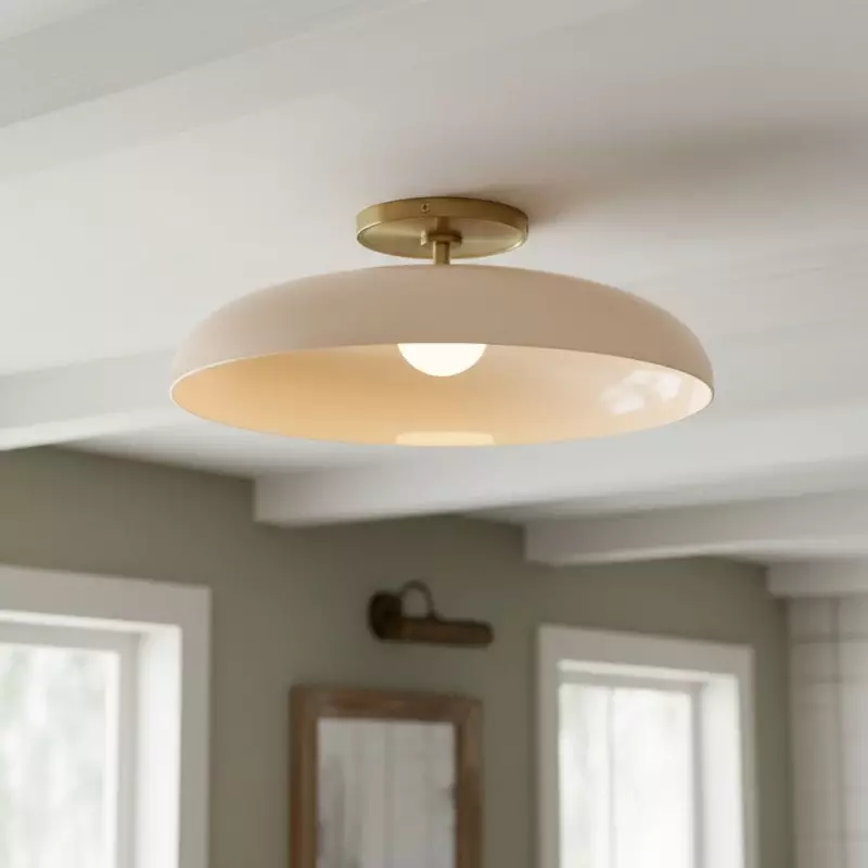 Cynthia Modern Glass Flush Mount Ceiling Light