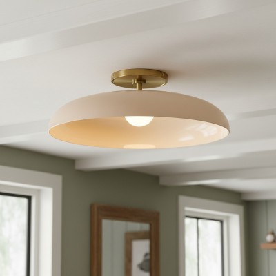 Cynthia Modern Glass Flush Mount Ceiling Light
