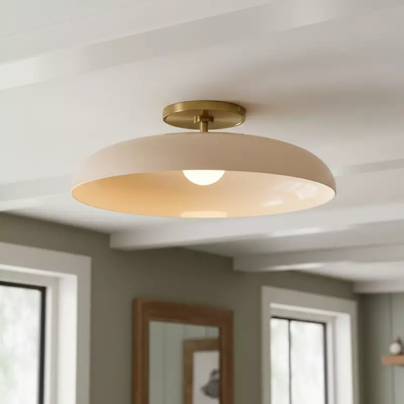 Cynthia Modern Glass Flush Mount Ceiling Light