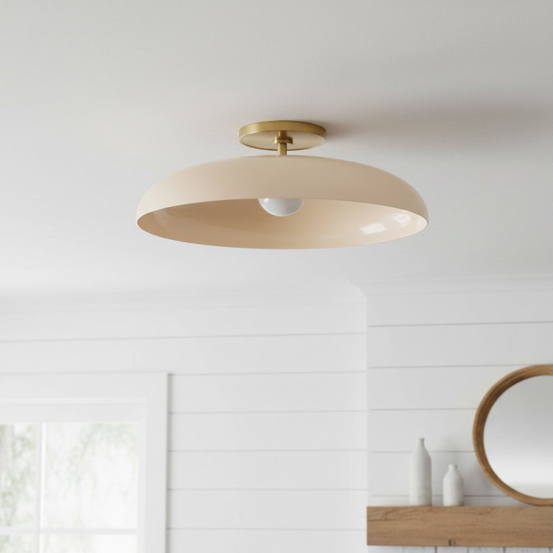 Cynthia Modern Glass Flush Mount Ceiling Light