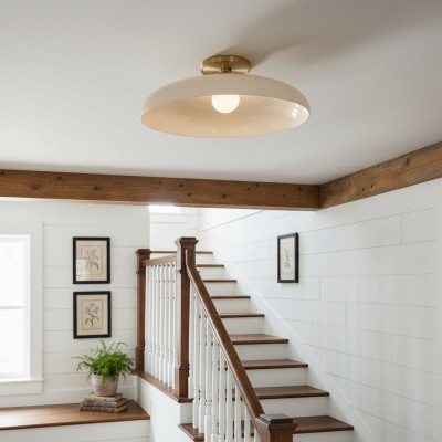 Cynthia Modern Glass Flush Mount Ceiling Light