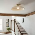 Cynthia Modern Glass Flush Mount Ceiling Light